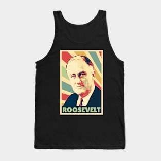 Franklin D. Roosevelt Vintage Colors Tank Top